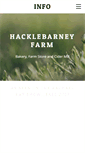 Mobile Screenshot of hacklebarneyfarm.com